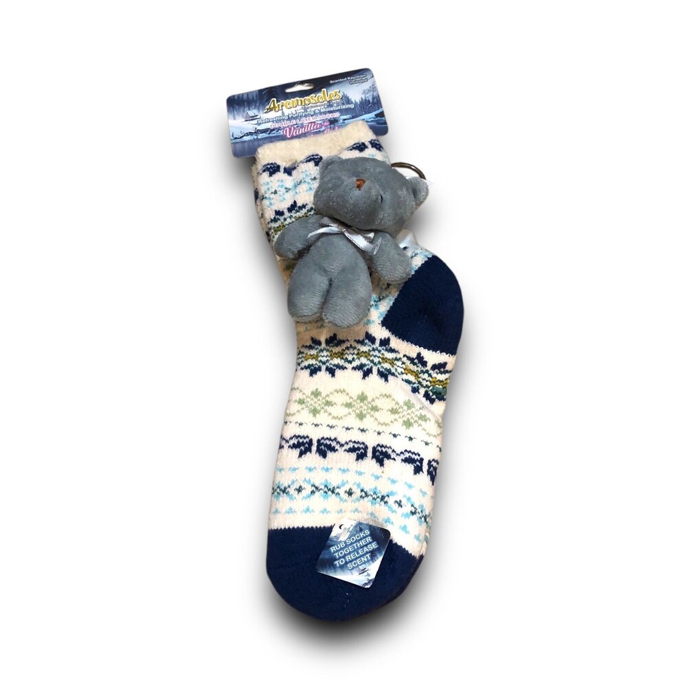 Aromasoles Women's Double Layer Vanilla & Shea Butter Infused Socks